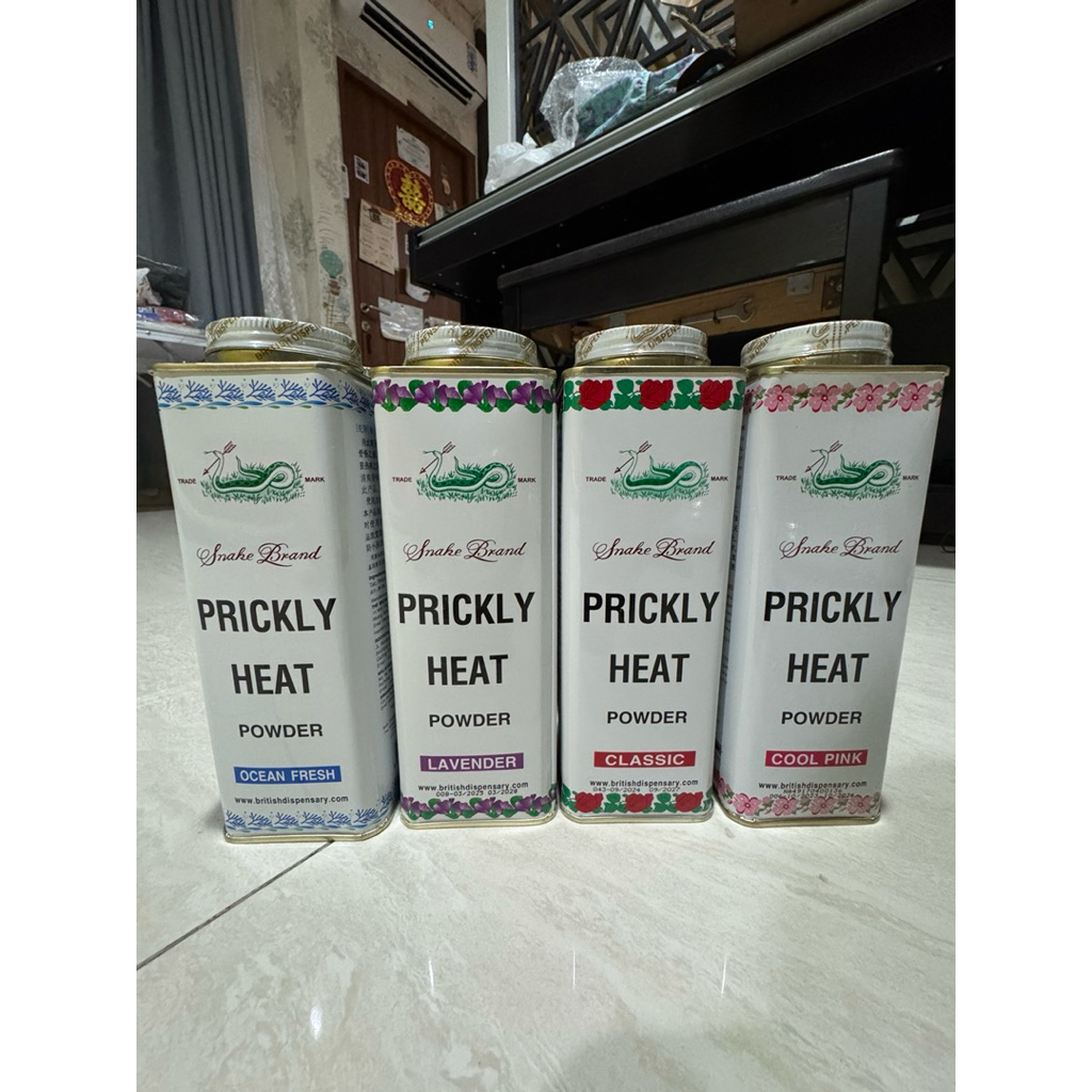 Bedak Ular Prickly Heat Bedak Biang Keringat Bedak Gatal Gatal