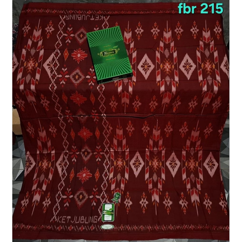 Sarung KETJUBUNG Green GOYOR Bahan Fiber