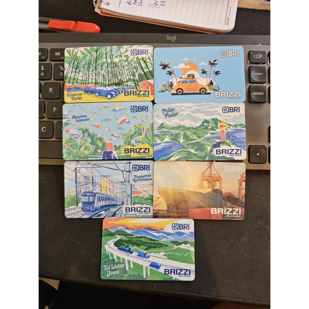 Kartu Brizzi Bank BRI Original E-toll Parkir Bandara Generasi Terbaru