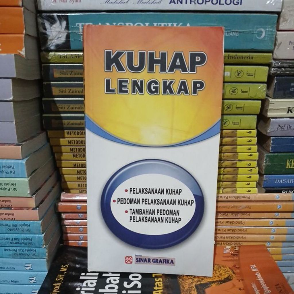 KUHAP lengkap pelaksanaan pedoman pelaksanaan KUHAP tambahan pedoman pelaksanaan KUHAP buku bekas or