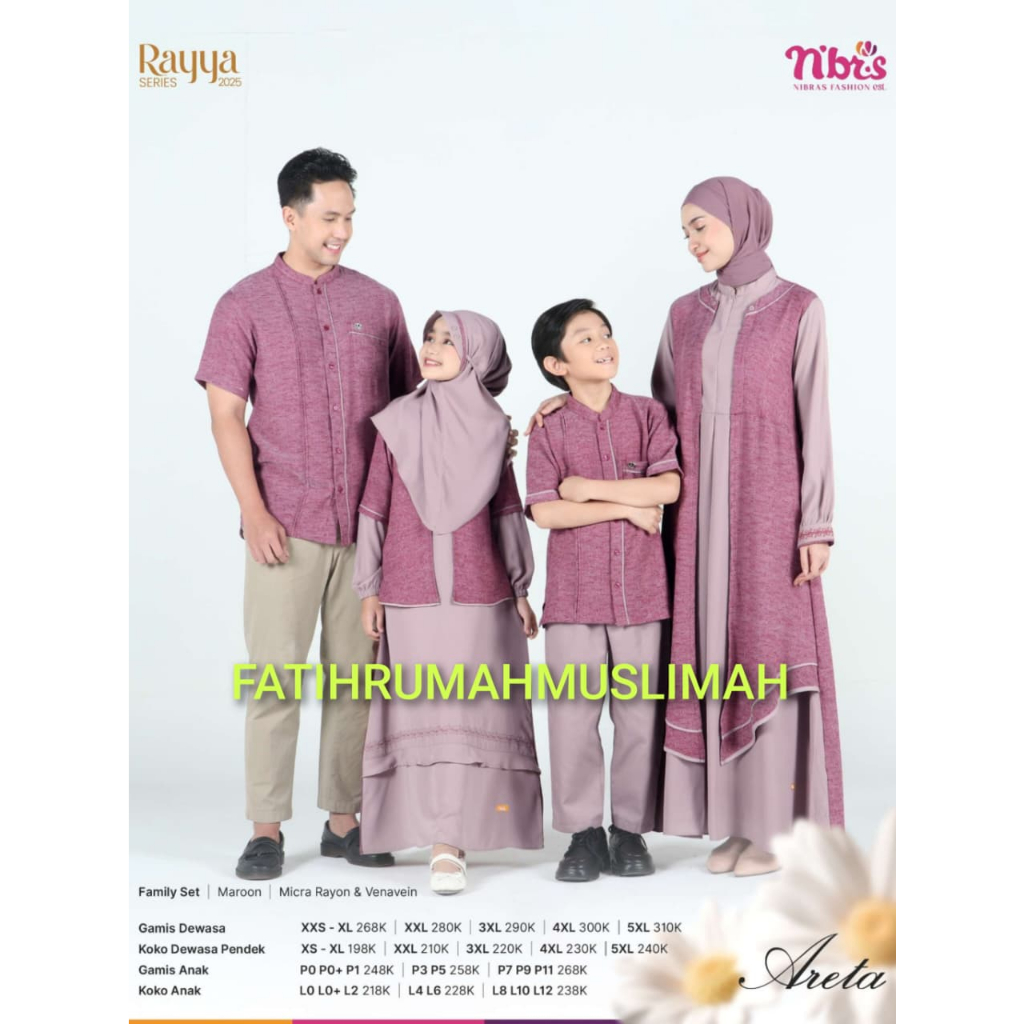 SARIMBIT NIBRAS / TERBARU / ARETA / SARIMBIT NIBRAS ARETA / NIBRAS SARIMBIT / SARIMBIT NIBRAS MAROON