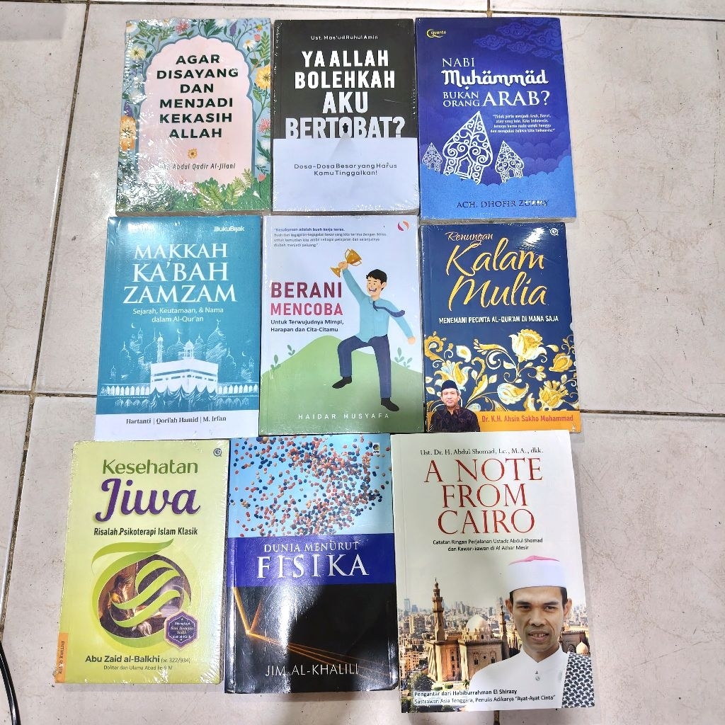(ORIGINAL) BUKU BACAAN ISLAMI / AGAMA ISLAM / BACAAN AGAMA ISLAM / MUSLIM / SHALAT / ALQURAN / ZIKIR