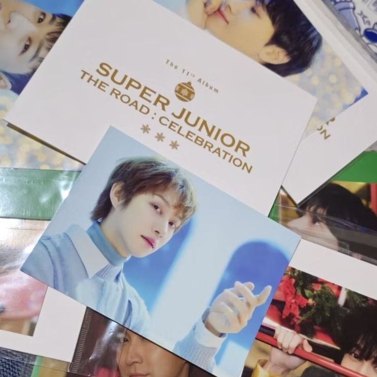 SUPER JUNIOR POSTCARD The Road Celebration 11th 2022