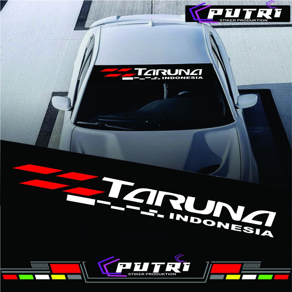 Cutting Sticker Kaca Depan Mobil Daihatsu Taruna Windshield Stiker