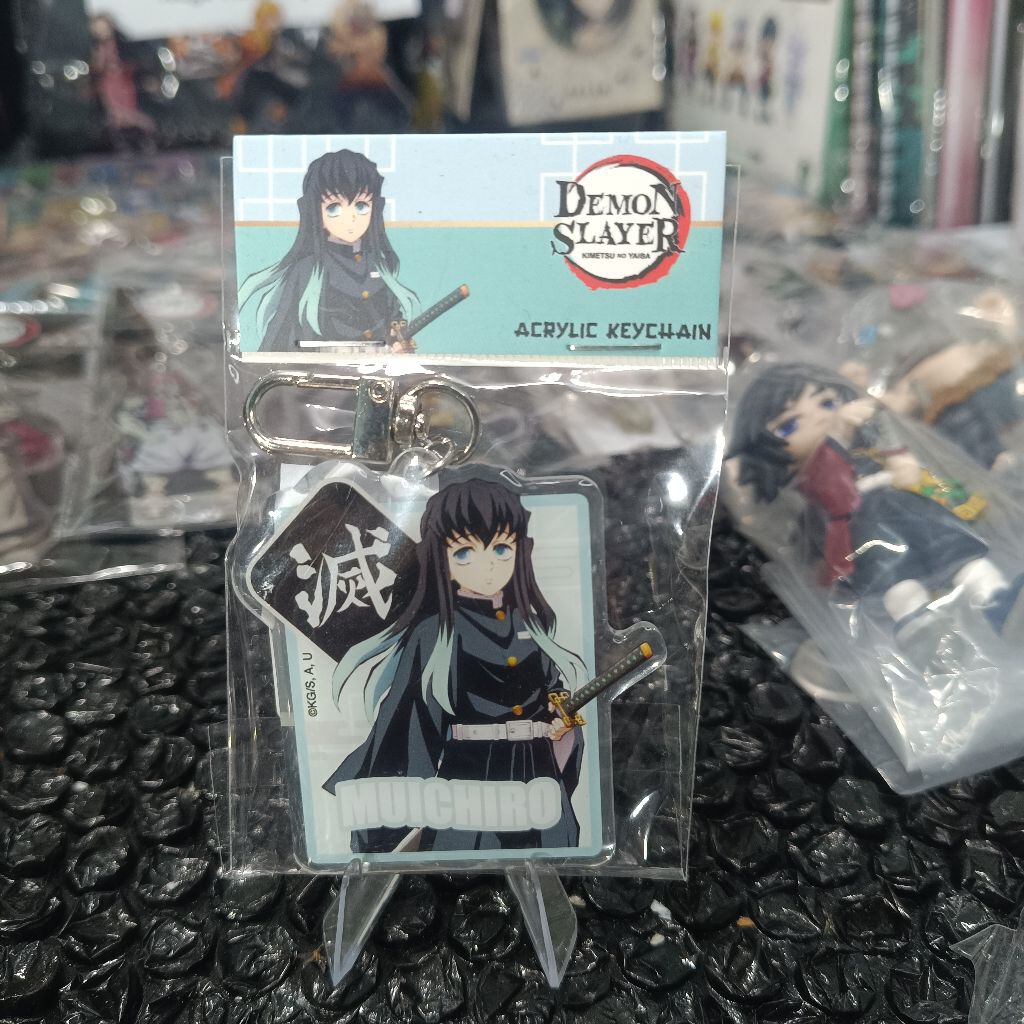 Keychain Muichiro Tokito Adinata Demon Slayer KNY Kimetsu No Yaiba Acrylics Gantungan Kunci Akrilik