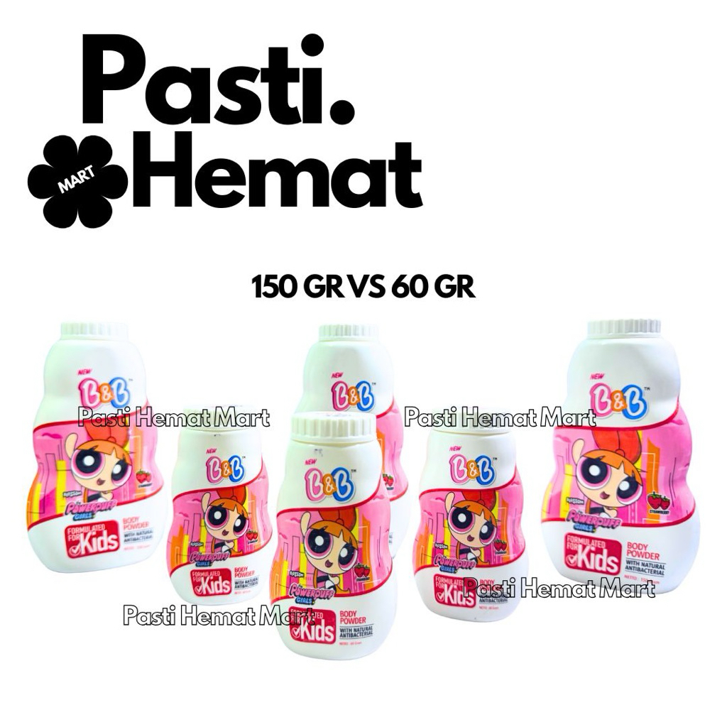 B&B Kids Talc Powder | Bedak Bayi BNB Kids 60 GR / 125 GR