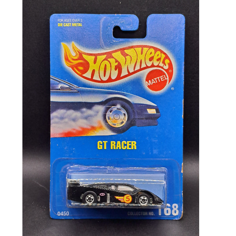 1990 Hot Wheels - GT Racer - Black - Balap (B10)