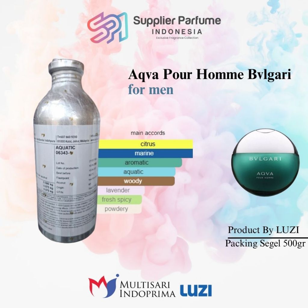 AQUA POR HOMME BULGARI FOR MEN By LUZI Segel 500gr