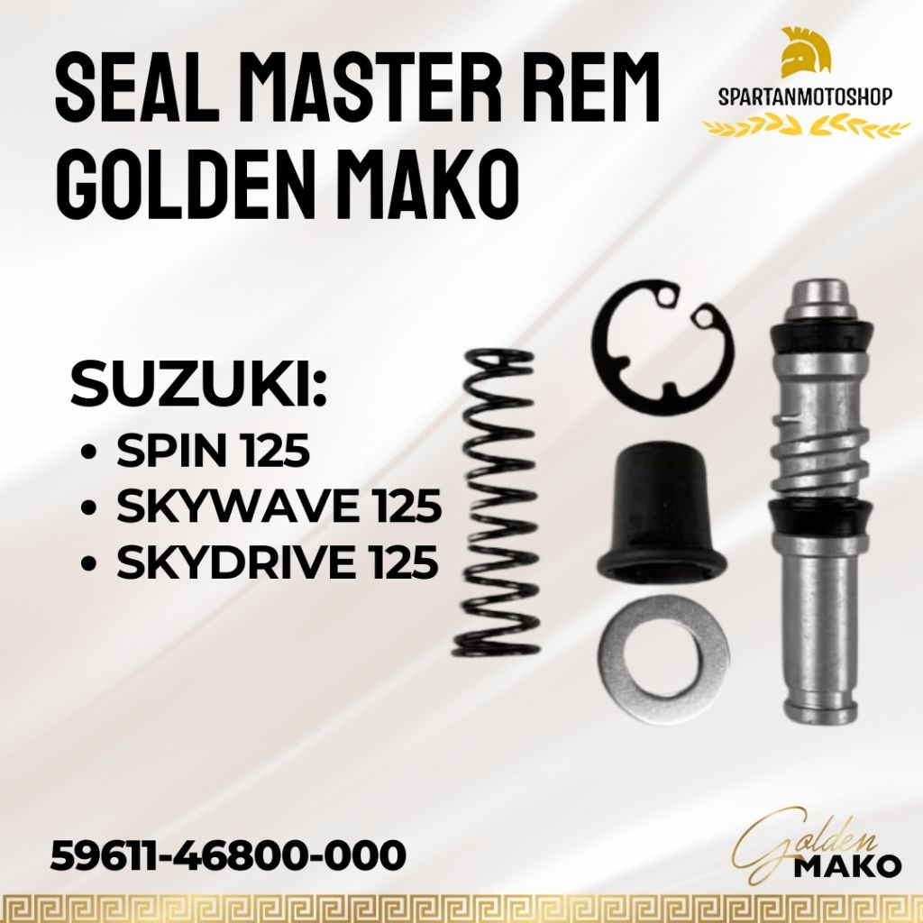 Sil Seal Master Rem Depan Spin 125 Skywave Skydrive GOLDEN MAKO Master Rem Kit