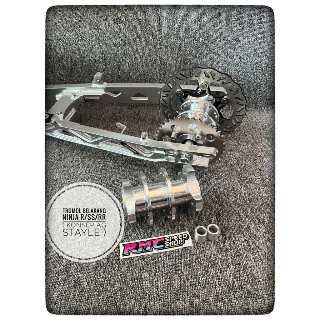 Tromol Belakang Becak mini Ninja R Ninja Ss Ninja Rr alumunium / Tromol belakang custom Almunium Nin