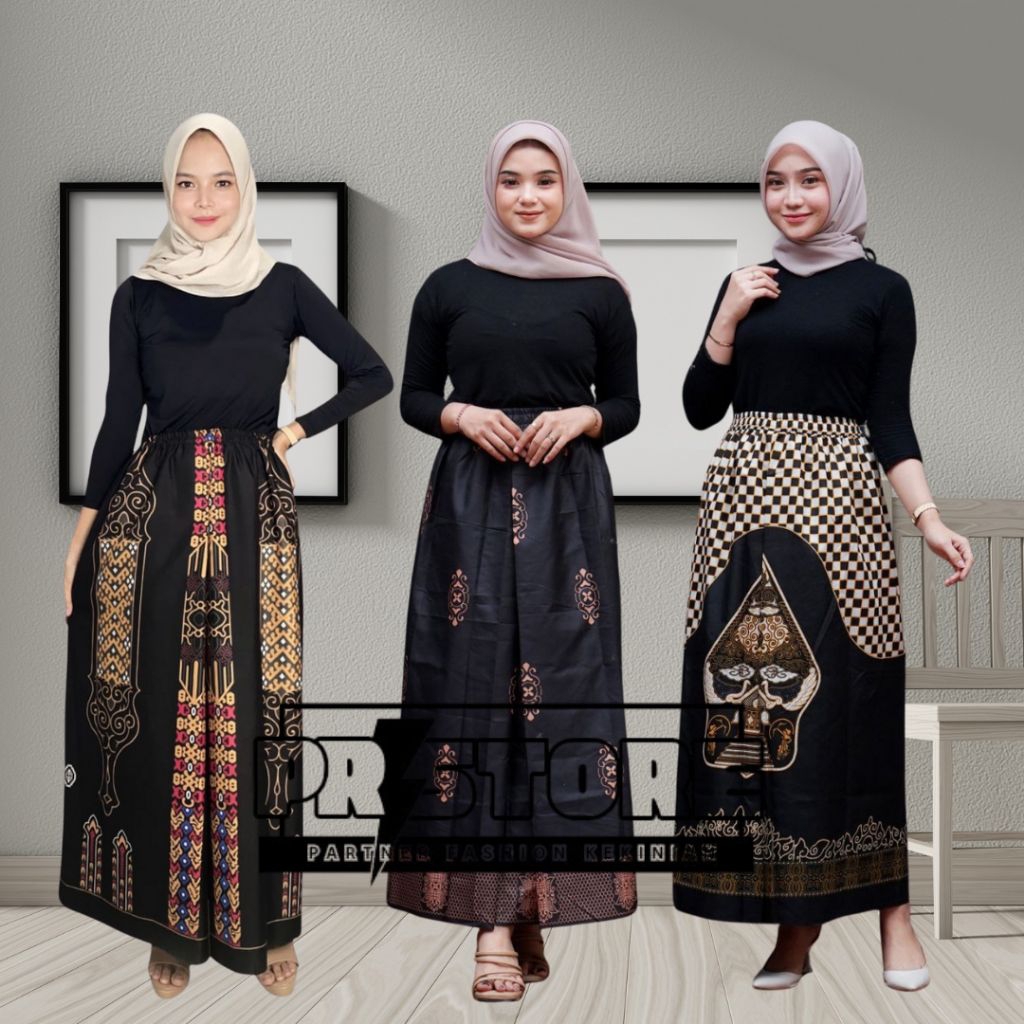Sarung Instan Remaja Perempuan Sarung Rok Bawahan Santriwati Kain Halus, Motif Modern, Cocok buat Ha