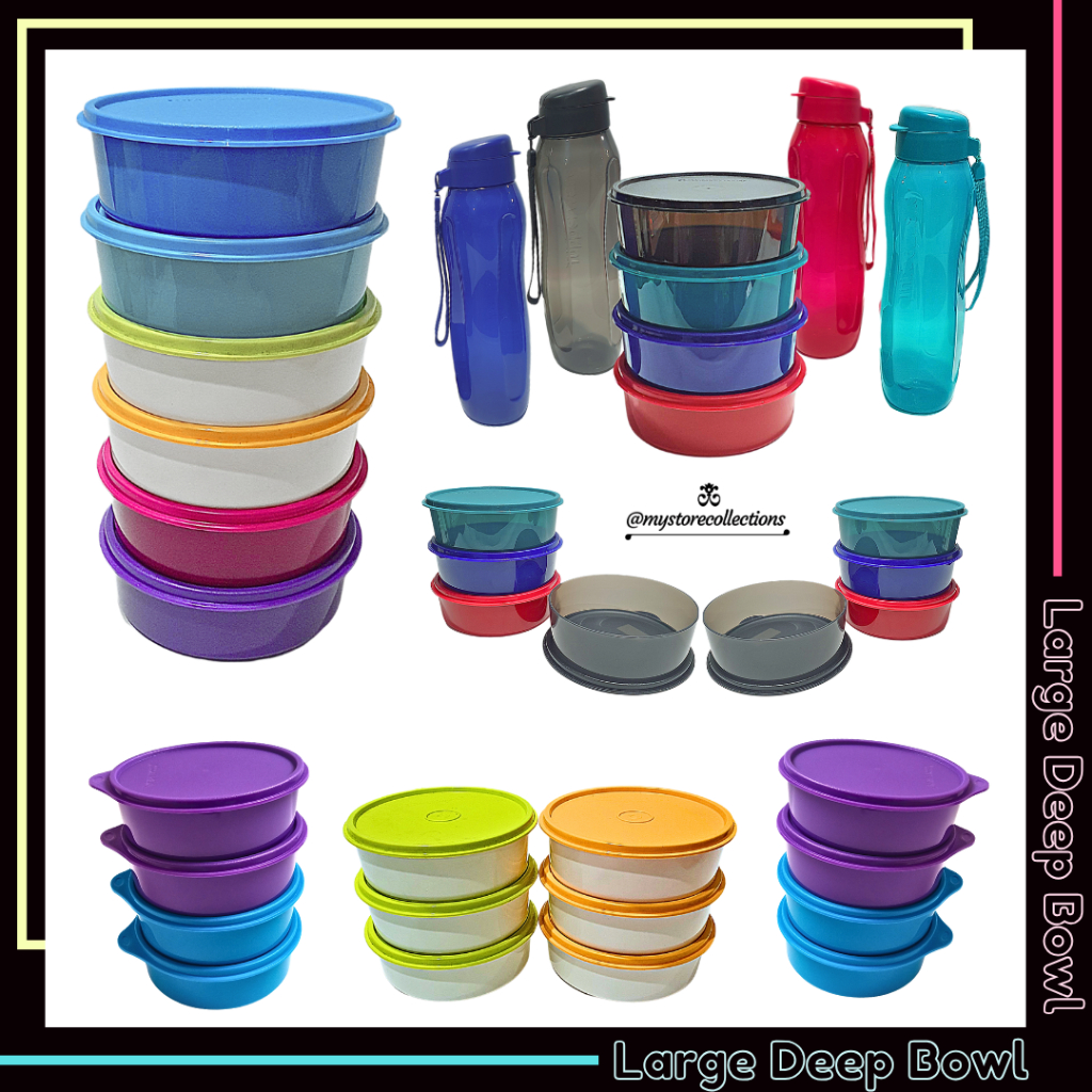 Large Handy Bowl • Large Deep Bowl ☆ indo - Import ( Mangkuk ) Tupwr