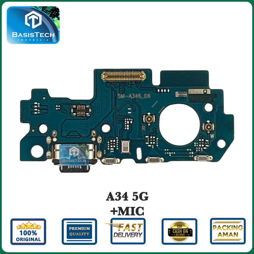 FLEXIBLE KONEKTOR CAS CHARGER SAMSUNG A34 5G - A346 ORIGINAL QUALITY