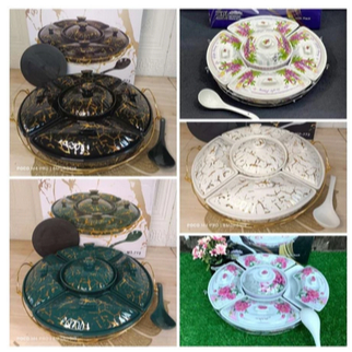 Prasmanan Putar/Bulat Keramik Marbel Fiorenza 17 Inch MH 772/MP 772