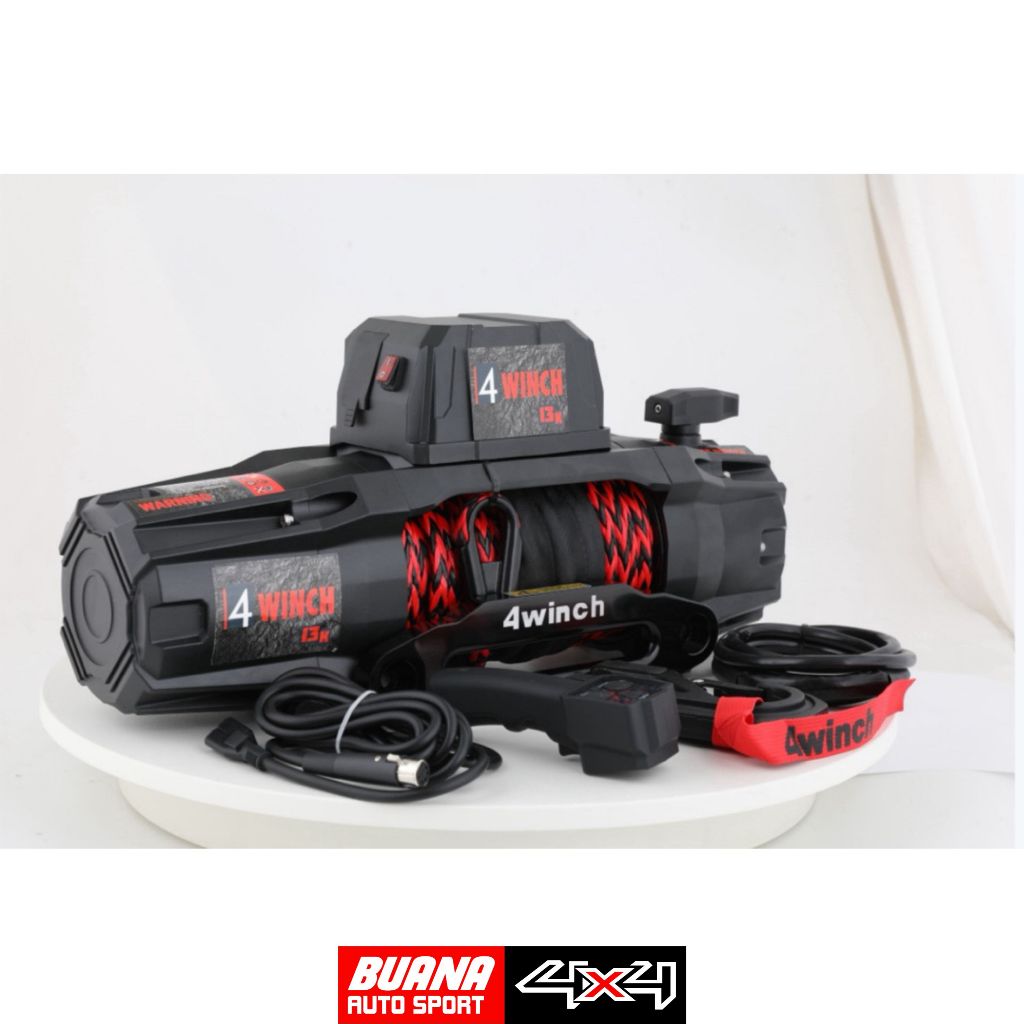 4Winch Winch New 13K Ultimate IP68 Series 6.8hp Winch Offroad 4X4