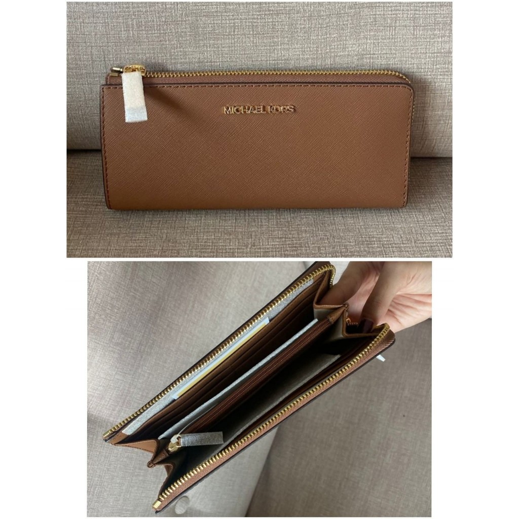 M K Jet set L Zip long wallet