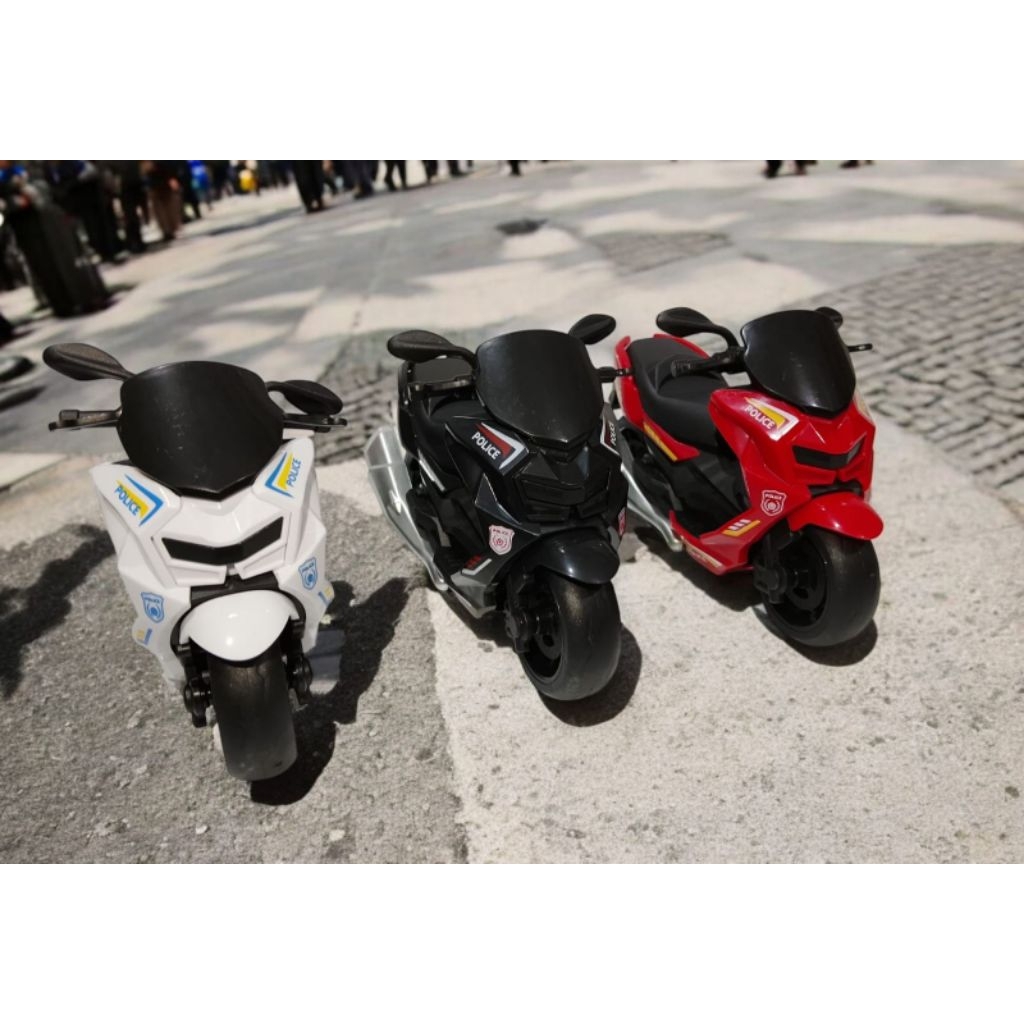 RAMEO 1160 Mini Motor Polisi Anak - Mainan Motor nmax Mini Model Sport Keren
