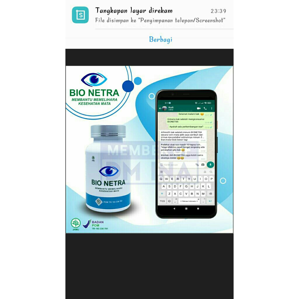 Bio Netra best seller original BPOM halal