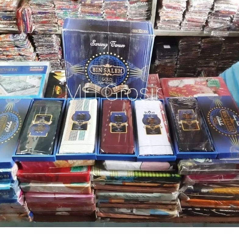 GROSIR SARUNG TENUN BIN SALEH  10 PCS-KODIAN