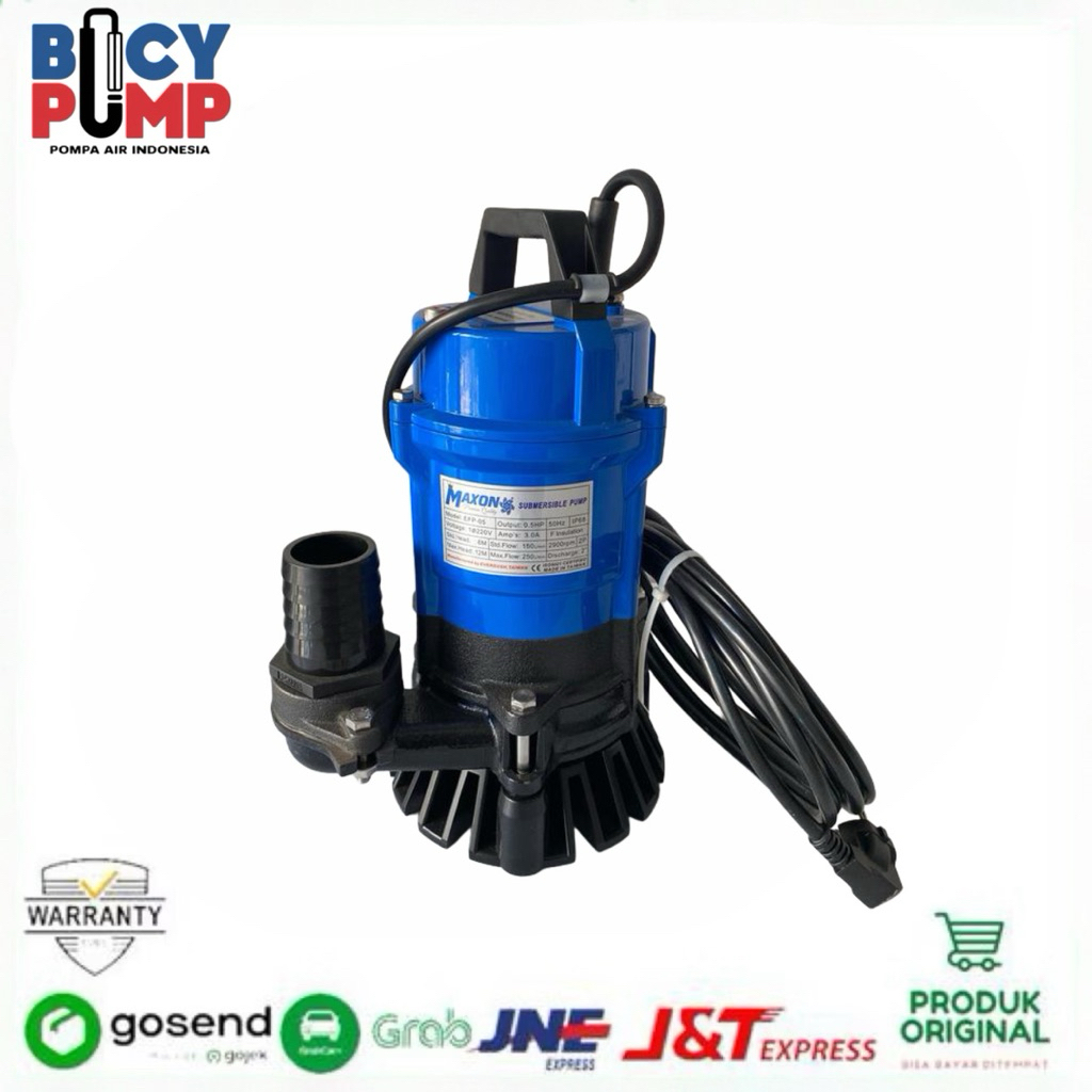 POMPA CELUP AIR KOTOR MAXON EFP 05 2INCH POMPA LUMPUR SEWAGE PUMP