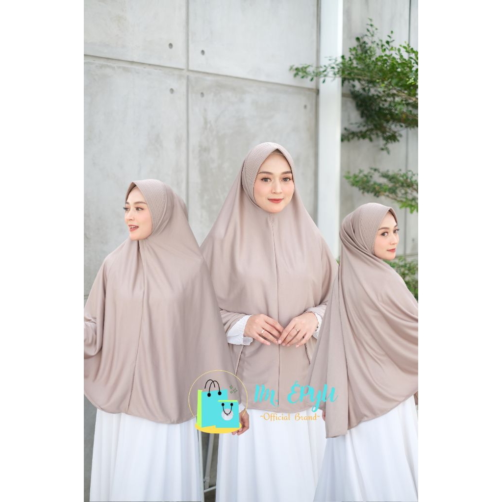 Bergo Daily Hamidah Jumbo / Bergo Hamidah Jumbo Syar'i Hyget Balone / Hijab Bergo Hamidah Jumbo