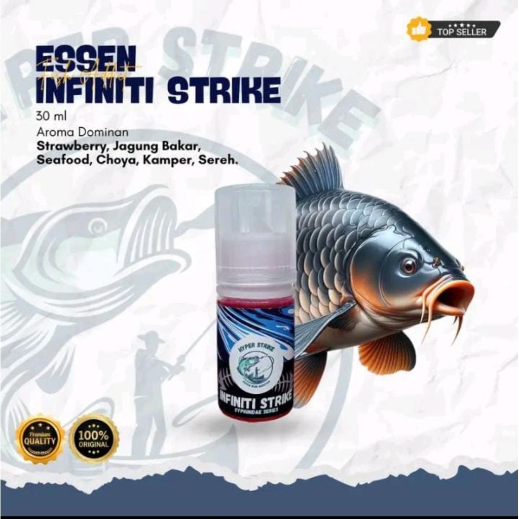 Essen Ikan Mas Aroma Sroberi Hyper Strike