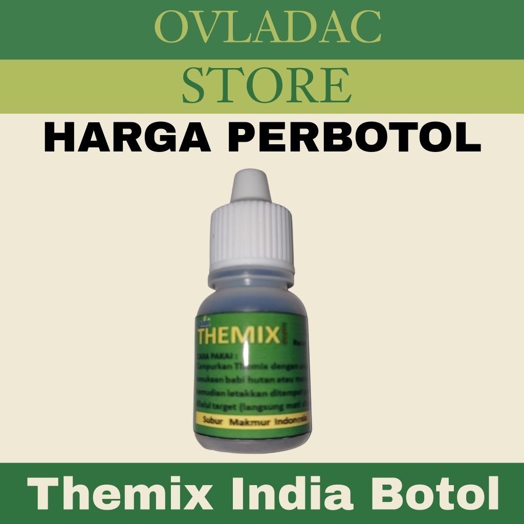 THEMIX INDIA BOTOL / RACUN BABI / RACUN MONYET / RACUN TIKUS / RACUN ANJING LIAR / RACUN BIAWAK