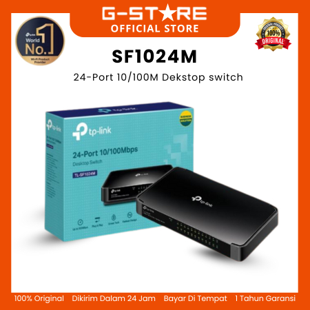 TP-LINK TL-SF1024M Desktop Switch 24 Port 100Mbps TP-LINK TL-SF1024M 24-Port 10/100M TPLINK Switch H