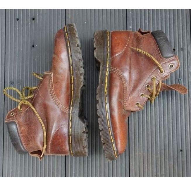 Original DOC MARTENS SAXON Doc Mart Made in England Boots Vintage Bikers Outdoor Hiking Motor Advent