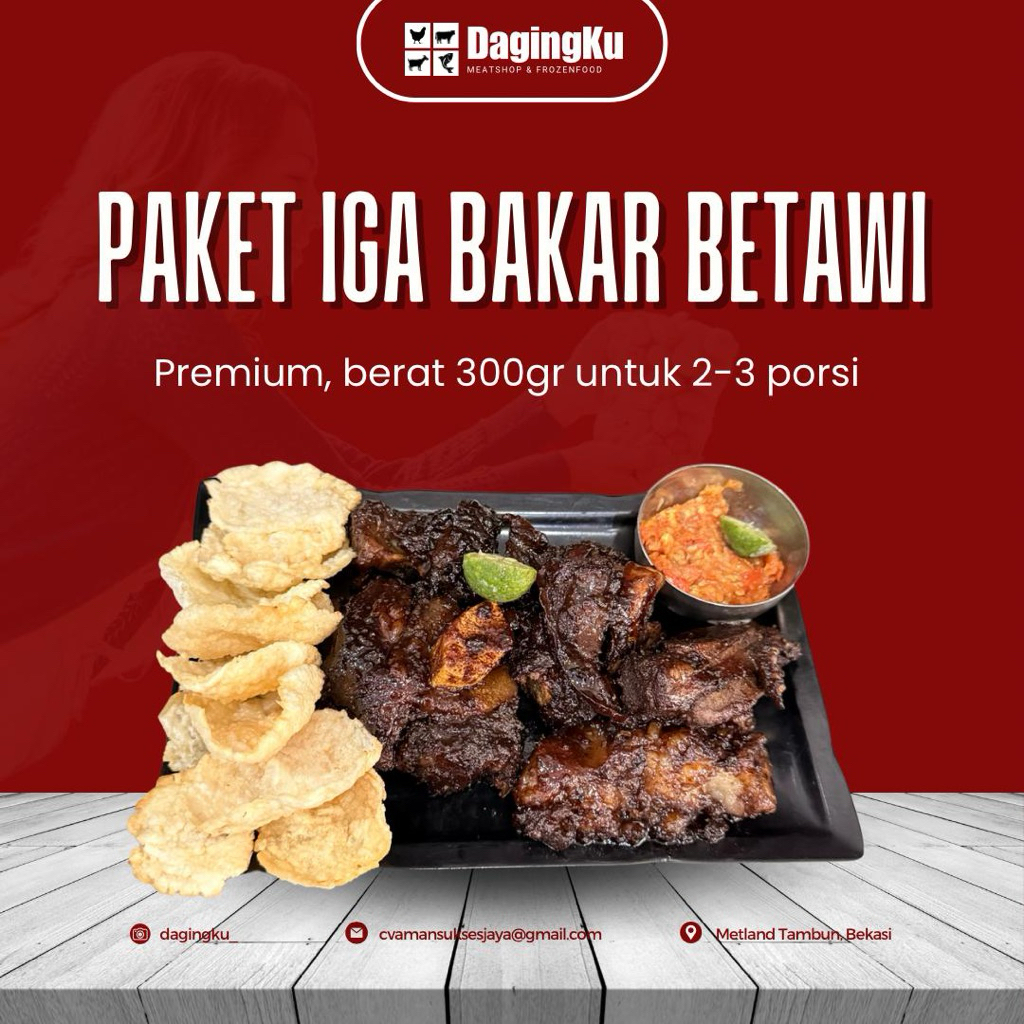 PAKET IGA BAKAR BETAWI FROZEN