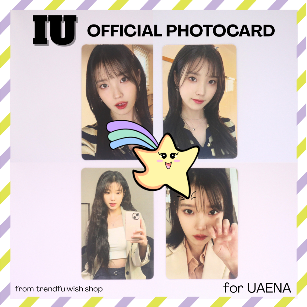 IU - OFFICIAL PHOTOCARD PC UENA 6TH GENERATION