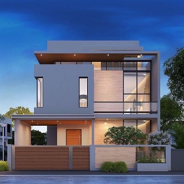 Konstruksi Rumah 2 Lantai Modern Minimalis Dengan Desain 3D Modern