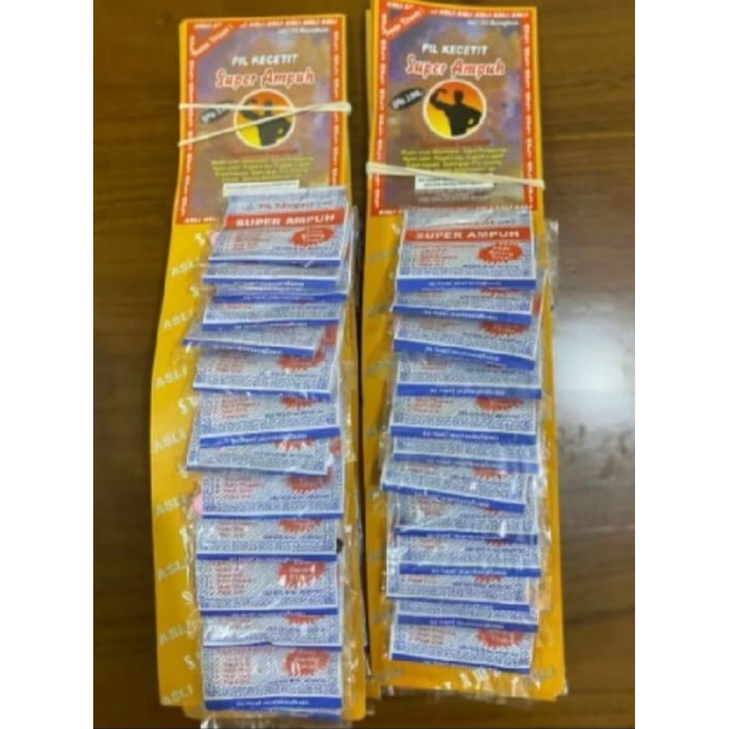 pil kecetit super ampuh 10rencen@12sachet