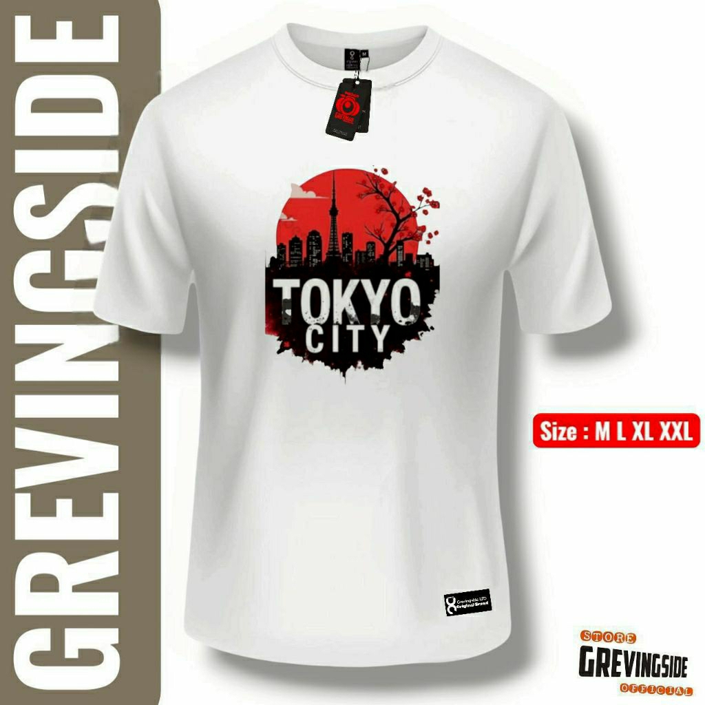 kaos distro original 100% // kaos grevingside local brand // kaos pria terbaru  // kaos motif simple