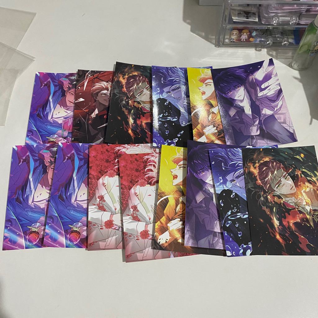 (READY) POSTCARD ENHYPEN POB BENEFIT DARK BLOOD ALBUM WEVERSE SHOP ENGENE VER JUNGWON HEESEUNG JAY J