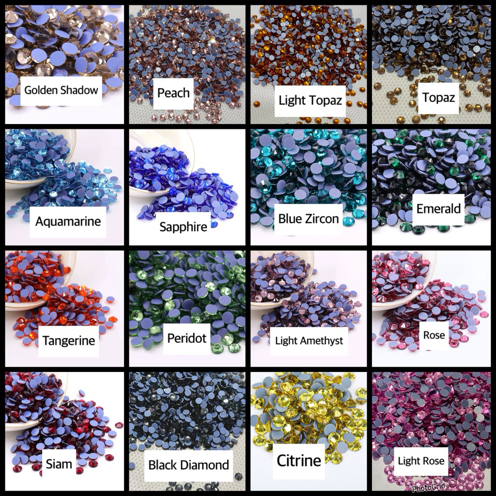 Mote Rhinestone Crystal Premium Hotfix ss10 ss16 144pcs mote gosok swarovski tempel