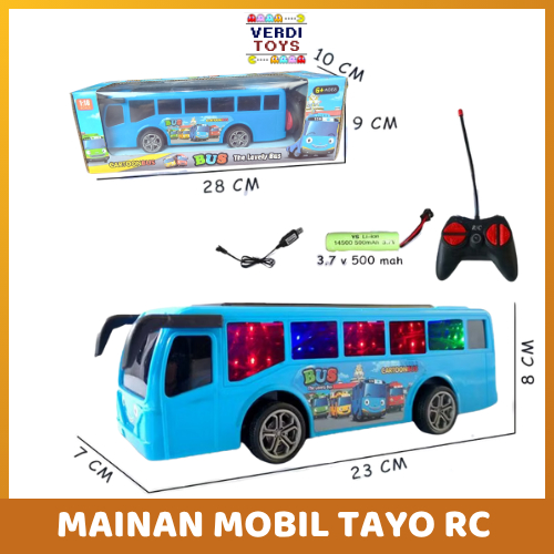[COD]RC Tayo 1 : 18 Mainan Bus Remote Control Radio Control BUS Tayo RC