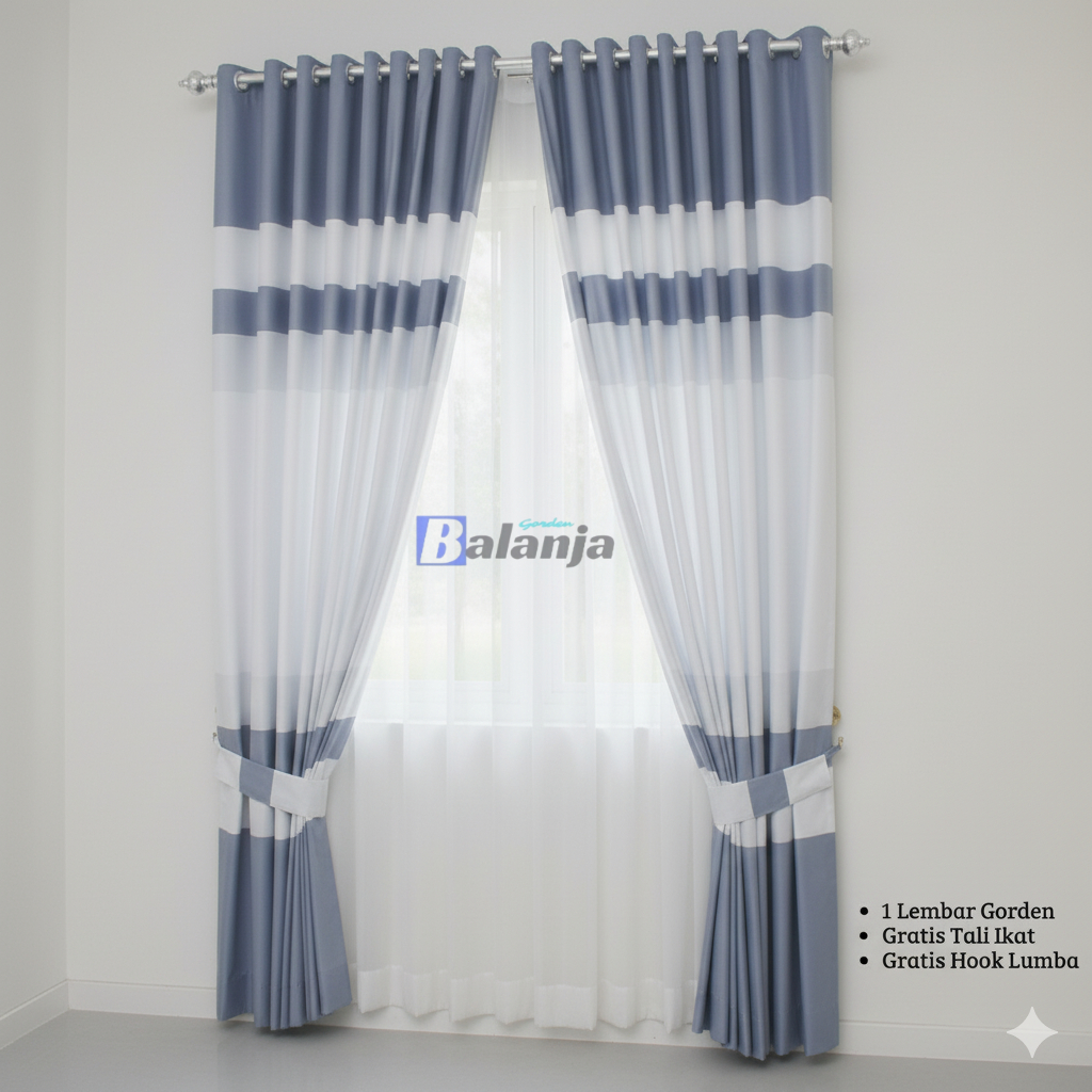 Gorden Minimalis Rainbow- Gorden Jendela - Gorden Pintu - Korden Pintu Minimalis korden tirai