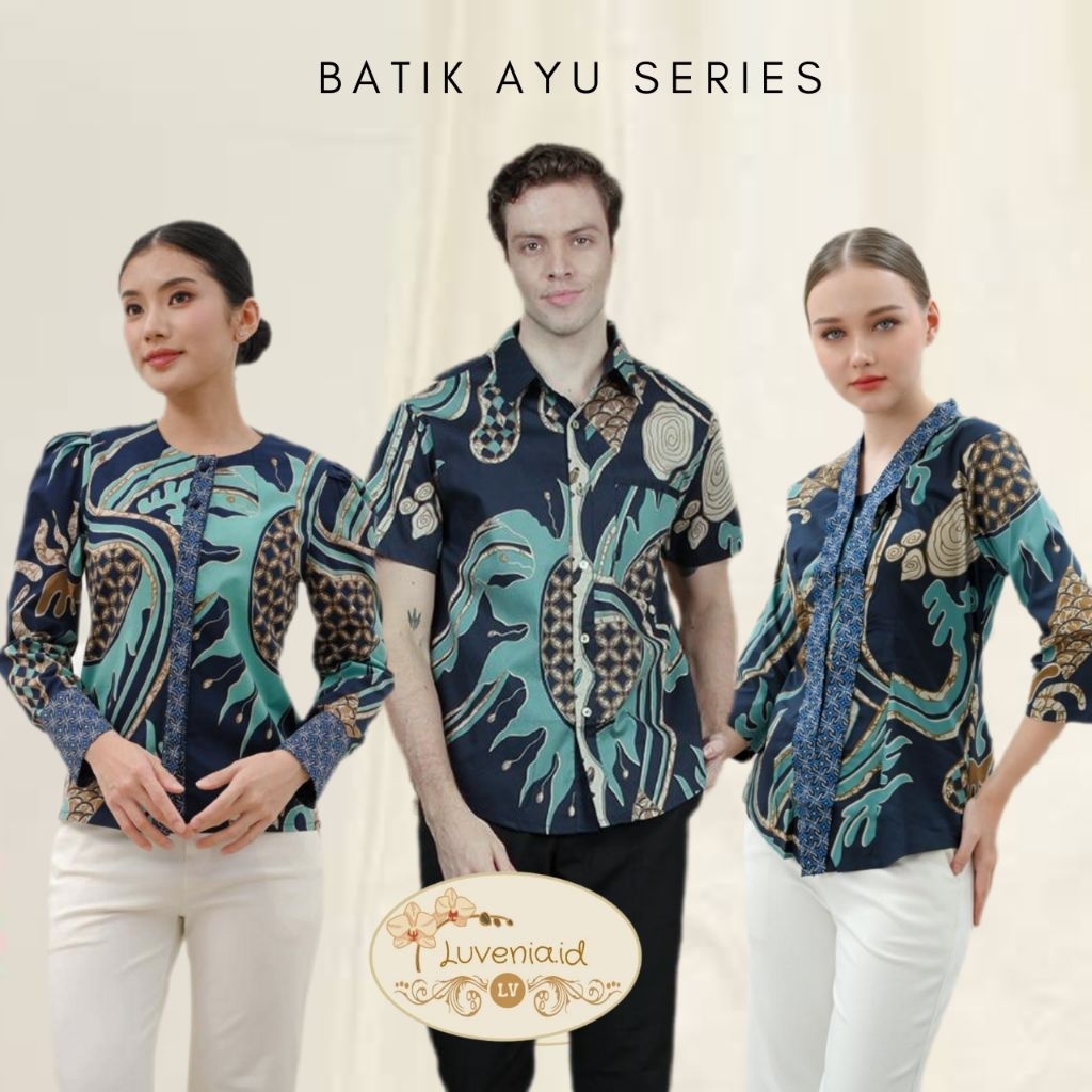 AYU Series /Couple Batik /Batik Wanita Modern / Nuansa Batik/ Batik Etnik