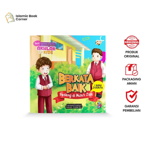 Islamic Book Corner - Buku Anak - Seri Akhlak For Kids - Berkata Baik & Pemberani