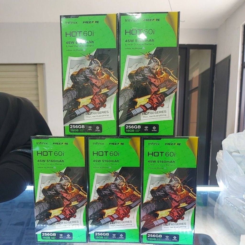 infinix hot 60i ram 16/256 new