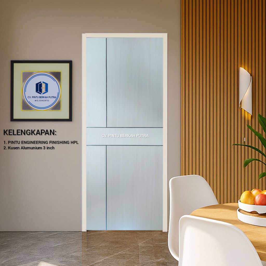 PINTU MINIMALIS HPL+KUSEN