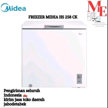 Chest Freezer Box Midea HS-258CK 200 Liter 150 Watt