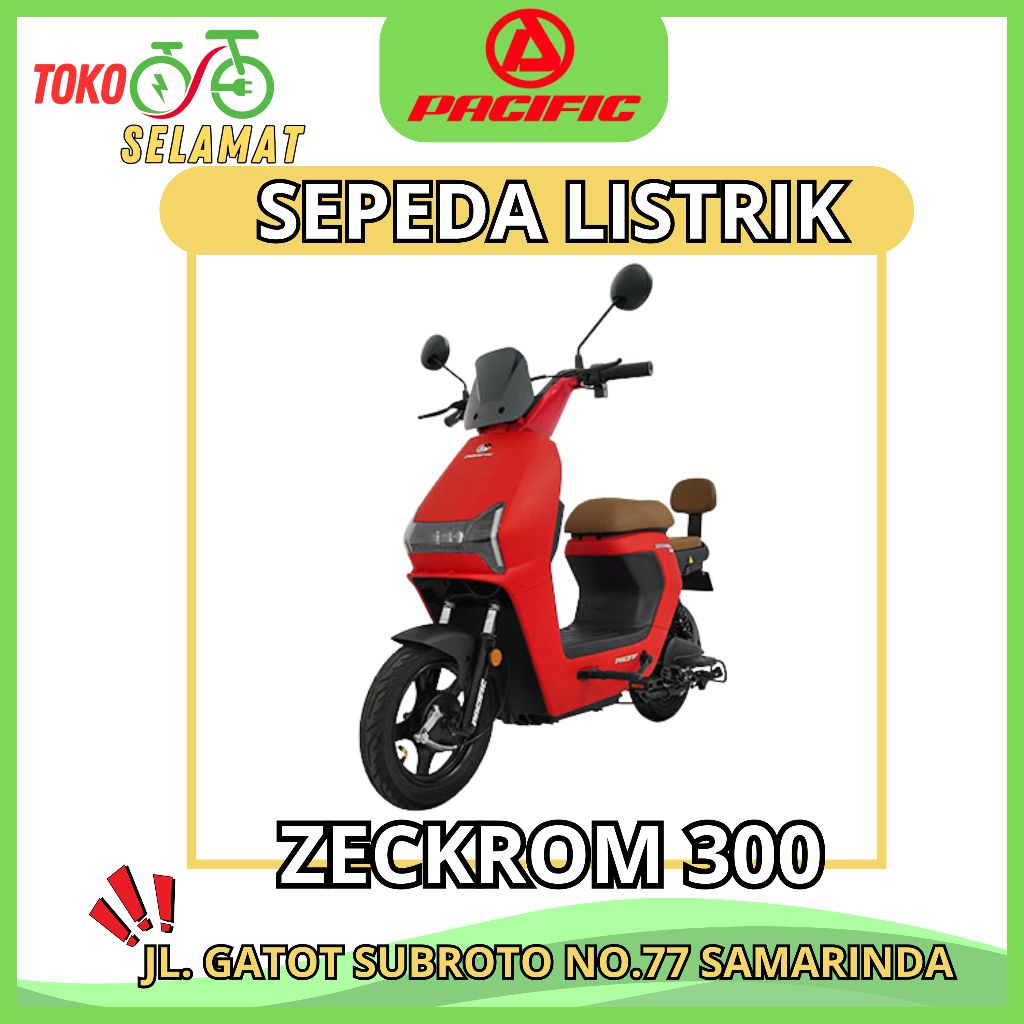 [LUAR SAMARINDA] SEPEDA LISTRIK PACIFIC ZECKROM