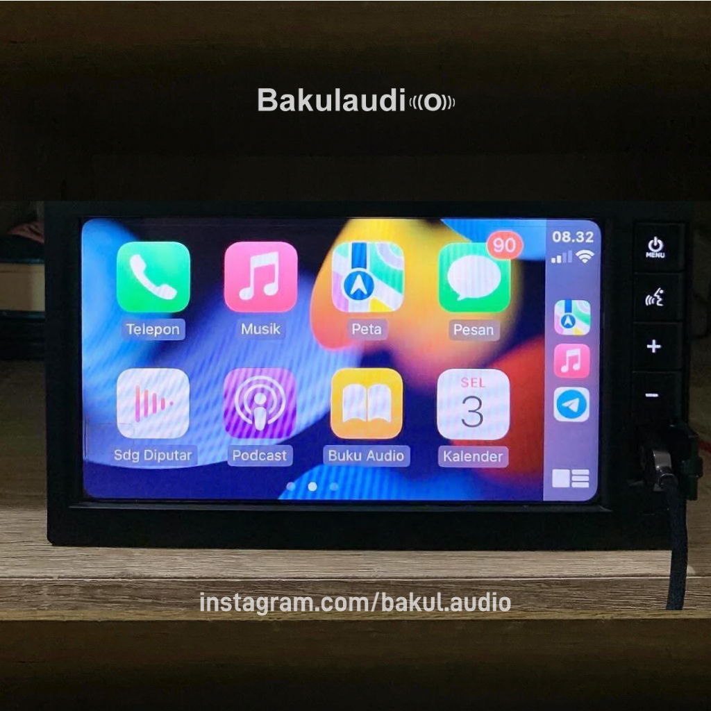 Head unit 7 inch Brio RS 2025 Apple Carplay - Android Auto masih plastikan cocok untuk upgrade