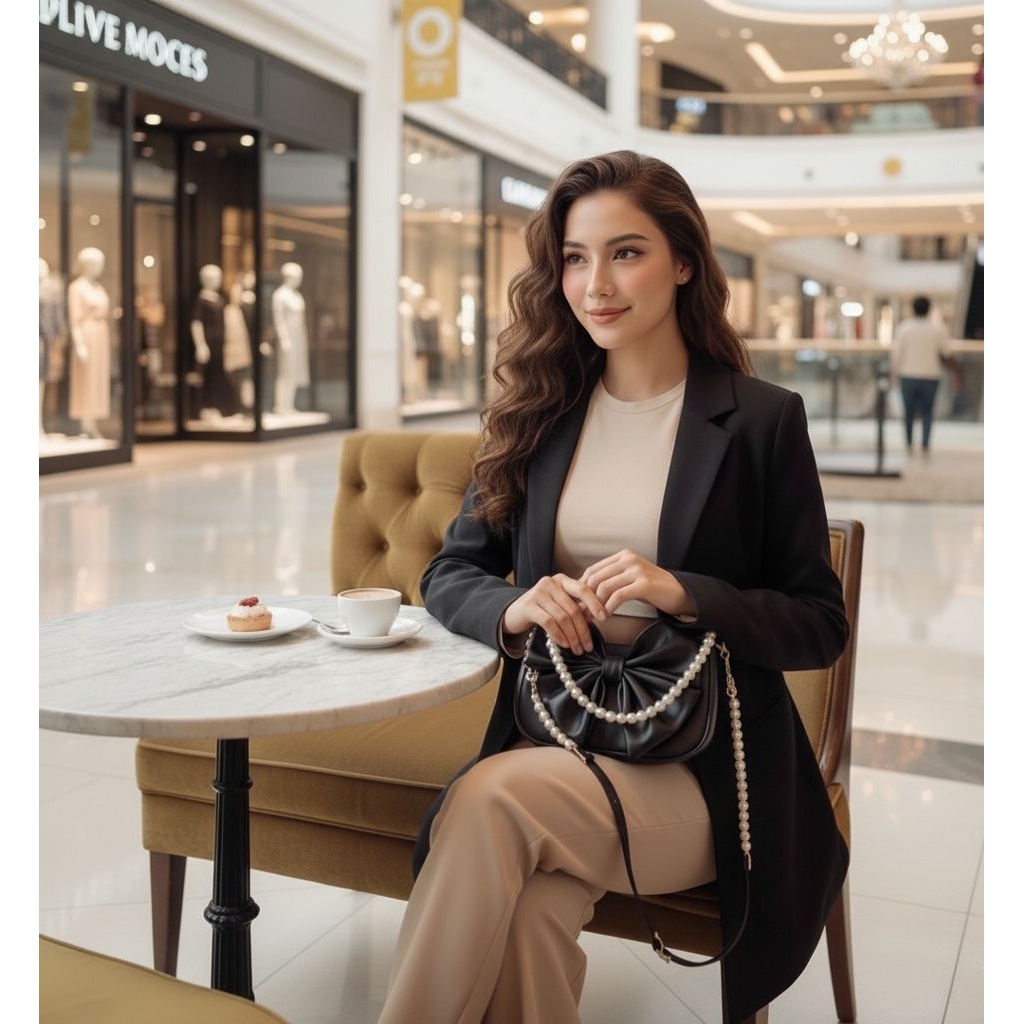 Pink Spirit Tas Selempang Wanita HM VITA Tampil Elegan Acara Formal Non Formal Fashion Kondangan Cew