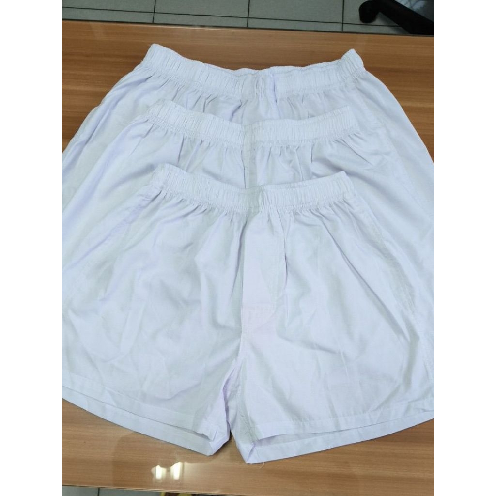 celana boxer pria kancing dalam dibungkus rapi kolor bangkok boxer putih celana dalam putih pria