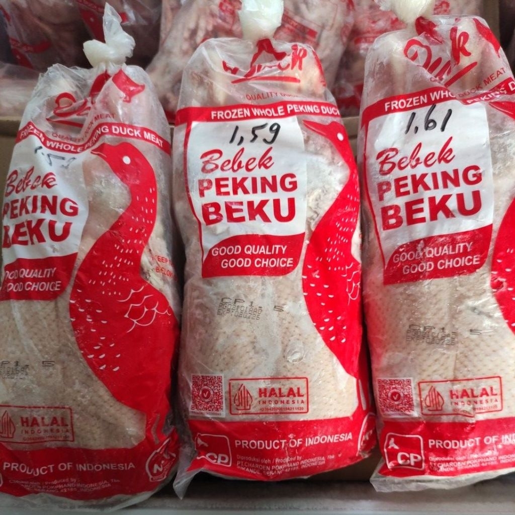 CP Bebek Peking Utuh Bersih Whole Fozen Duck Ukuran 1.5kg