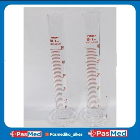 Alat Lab/Kimia/Farmasi - Gelas ukur 50 ml - Pyrex
