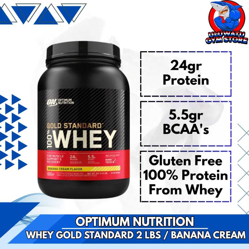 ON WHEY GOLD STANDARD Optimum Nutrition 100% WHEY PROTEIN 2lb 2 LBS - Susu Protein Import USA